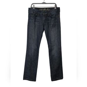 Juicy Couture The Kate By JC Jeans Heart Pocket Straight Leg Sz 31 or 12 Tall